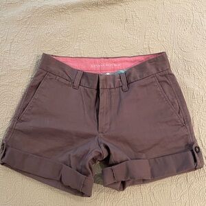 Banana Republic Brown Cargo Shorts with Tailored Look